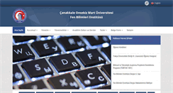 Desktop Screenshot of fbe.comu.edu.tr
