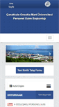 Mobile Screenshot of personel.comu.edu.tr