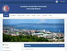 Tablet Screenshot of enformatik.comu.edu.tr